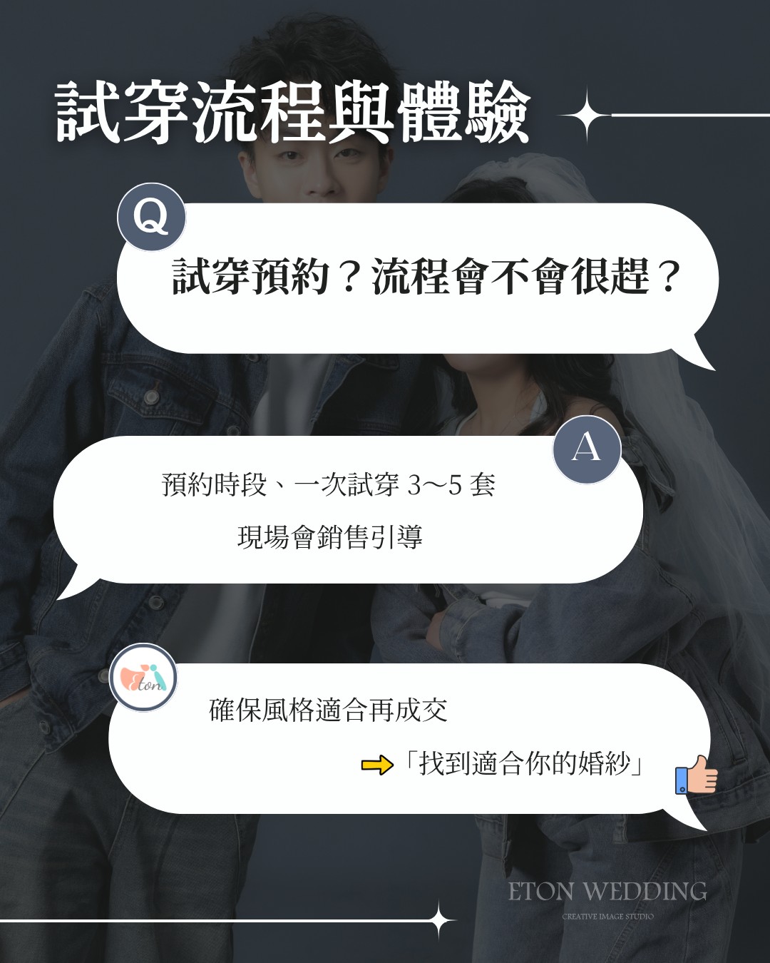 婚紗試穿預約流程說明